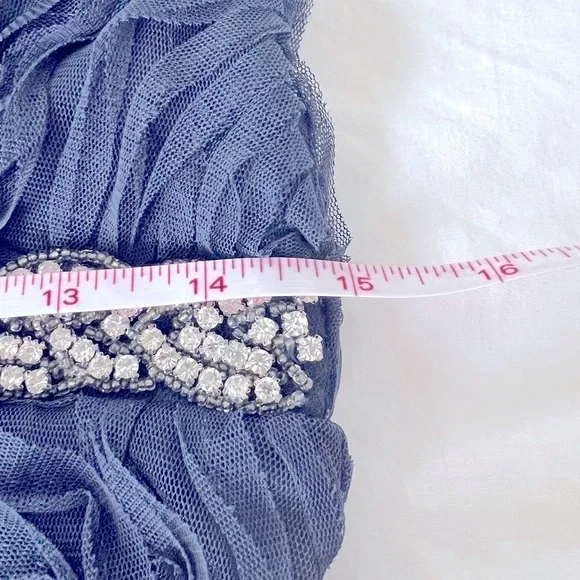 Trixxi Brand Formal Prom Social Dress Navy Blue size 9 - Picture 9 of 10